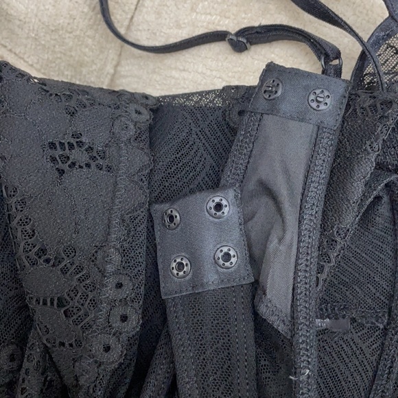 Guess Black Natasha Lace Bodysuit - Picture 8 of 14